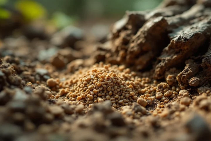 Identifier les excréments de termites et autres traces révélatrices